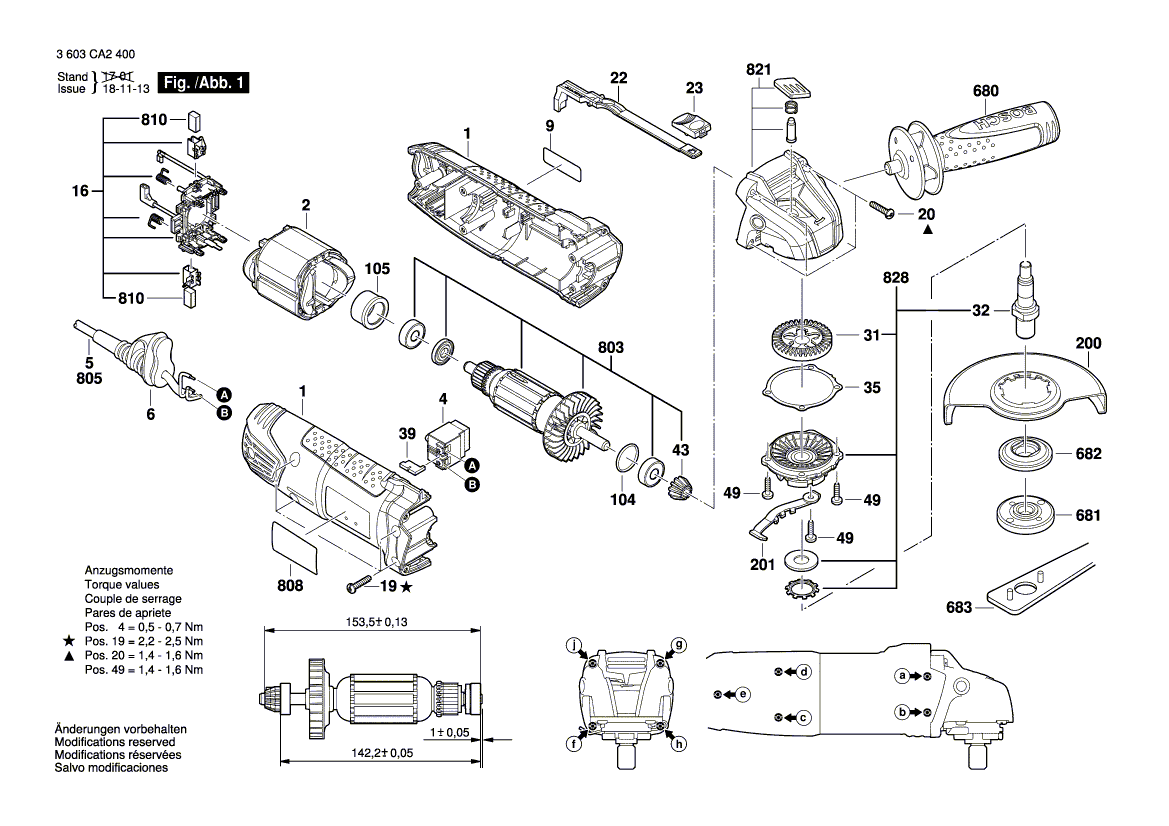 Gws 750 125 bosch схема